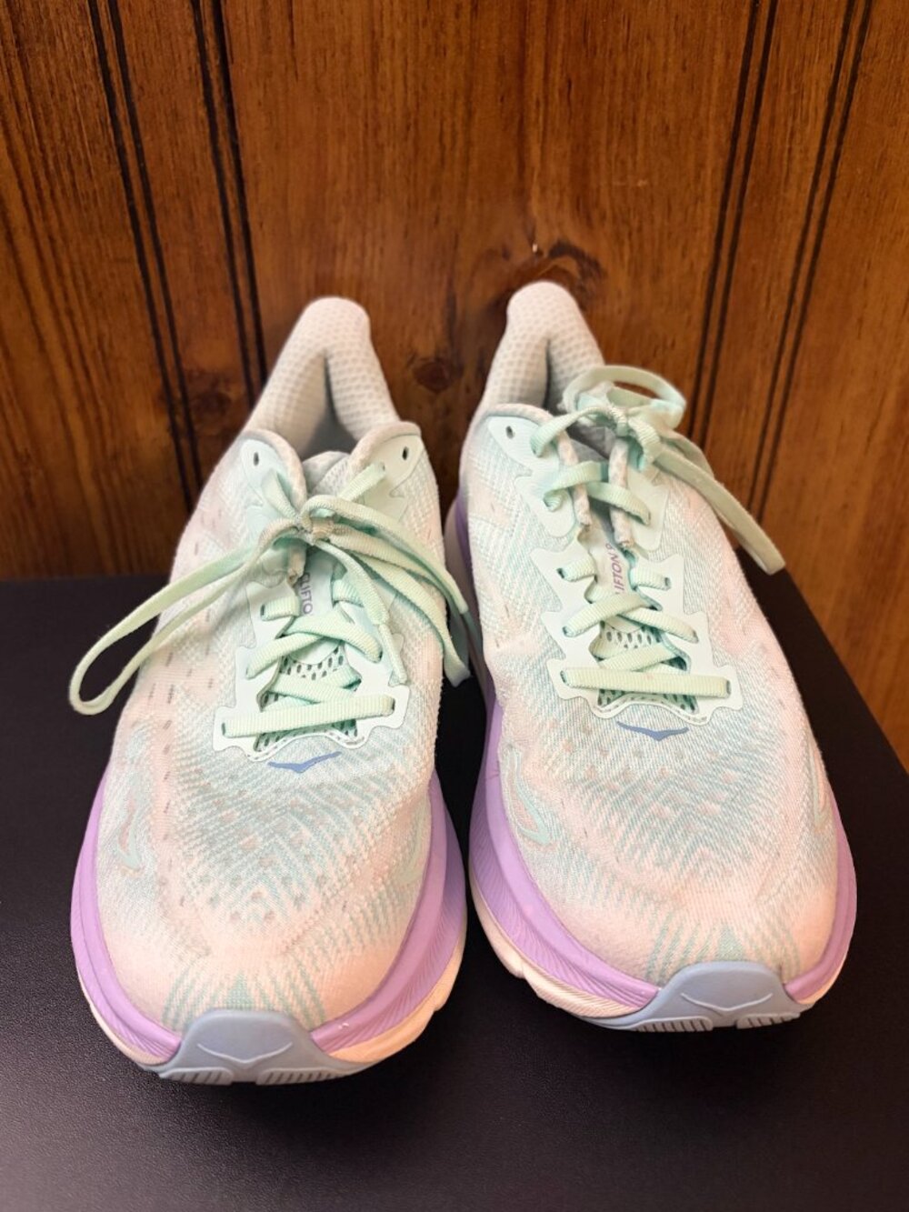 Hoka Clifton 9 Women's 8.5B Sunlit Ocean Lilac Mist Running Shoes FY1023J - Picture 5 of 6